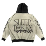 Floral Two Tone Puff Hoodie