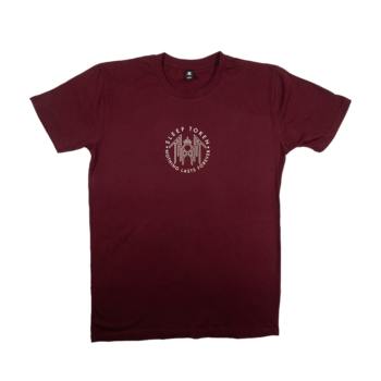 Nothing Lasts Forever Tee – Burgundy