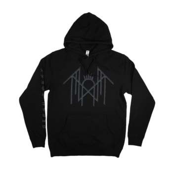 Stone Emblem Hoodie – Black